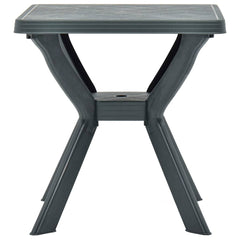 Bistro Table 70x70x72 cm Plastic Green