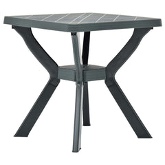 Bistro Table 70x70x72 cm Plastic Green