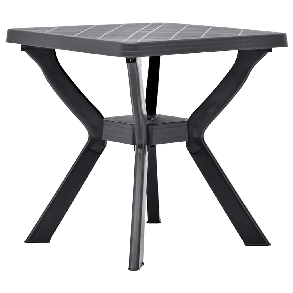 Bistro Table 70x70x72 cm Plastic Anthracite