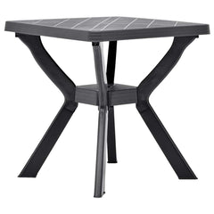 Bistro Table 70x70x72 cm Plastic Anthracite