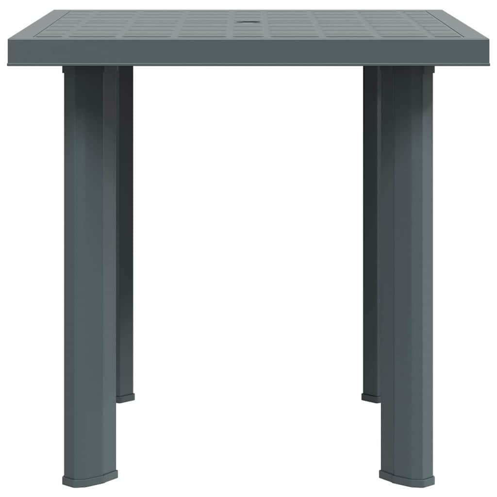 Garden Table 80x75x72 cm Plastic Green