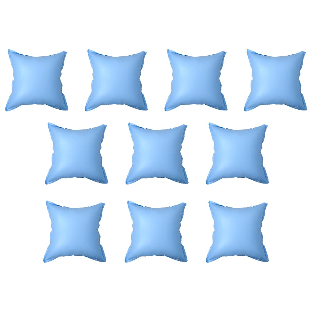vidaXL Pool Pillow | Set of 10 | Blue | PVC | Large | Durable | Pool Pillow 1