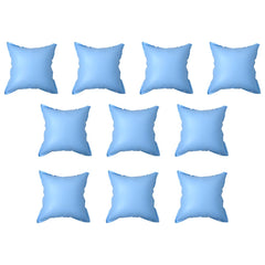 vidaXL Pool Pillow | Set of 10 | Blue | PVC | Large | Durable | Pool Pillow 1
