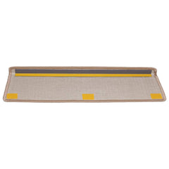 vidaXL Carpet Stair Tread | Set of 15 | Light brown 5