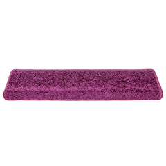 vidaXL Carpet Stair Tread | Set of 15 | Violet | 100% polypropylene | 65x21x4 cm 4