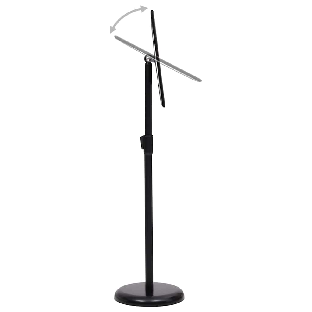 vidaXL A4 Pedestal Poster Stand Black Aluminium Alloy 5