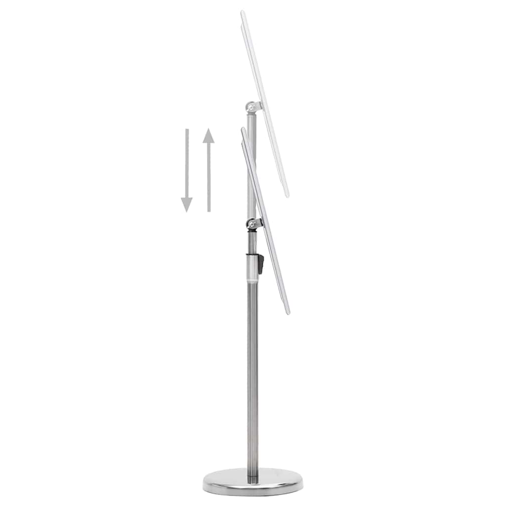 vidaXL A4 Pedestal Poster Stand Silver Aluminium Alloy 5