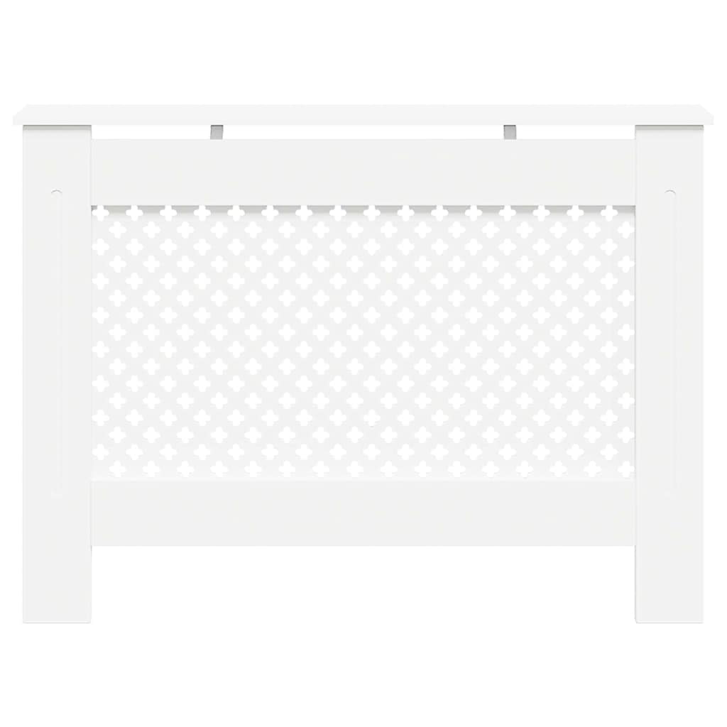 Radiator Covers White 112x19x81.5 cm MDF 2 pcs 112 cm