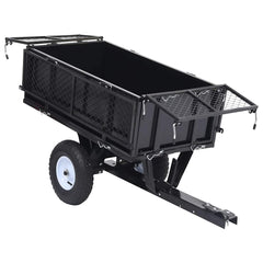 92449 vidaXL Tipping Trailer for Lawn Mower 150 kg Load 4
