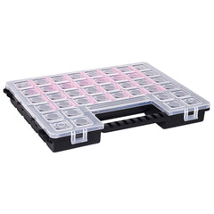 vidaXL Assortment Boxes 5 pcs with Adjustable Dividers 385x283x50 mm Plastic 2