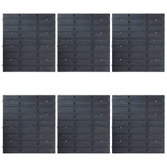 vidaXL 96 Piece Storage Bin Kit with Wall Panels Blue 4