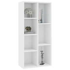 vidaXL Book Cabinet | White | Engineered Wood | Medium | Book Cabinet 3