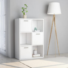 vidaXL Storage Cabinet White 60x29.5x90 cm Engineered Wood 1