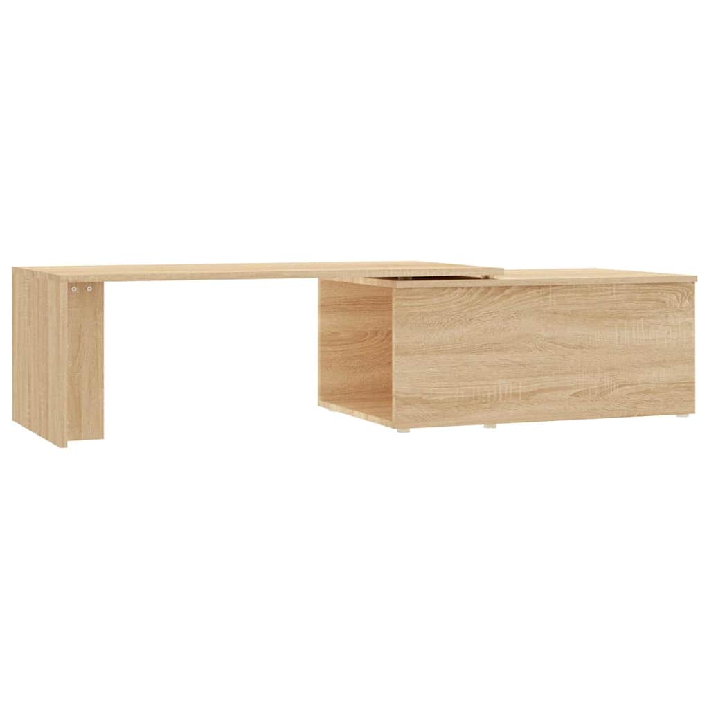 vidaXL Coffee Table | Sonoma oak | Engineered wood | Larger size | Coffee Table 2