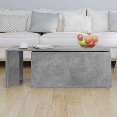 vidaXL Coffee Table | Concrete grey | Engineered wood | Large | Durable 4