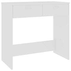 vidaXL Desk | White | Engineered wood | Compact | Desk | Rectangular | Modern 2