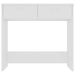 vidaXL Desk | White | Engineered wood | Compact | Desk | Rectangular | Modern 3