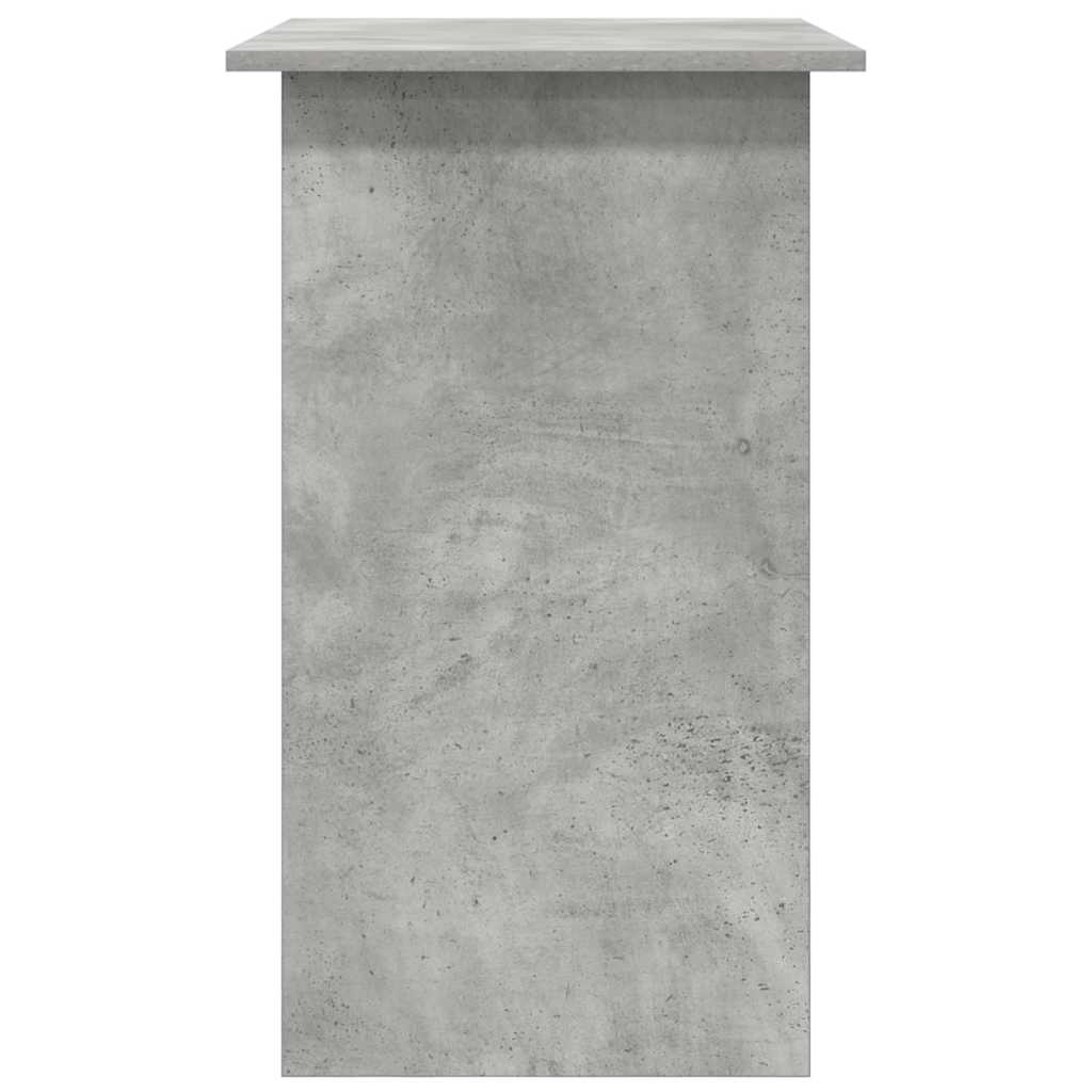 vidaXL Desk | Concrete Grey | Engineered Wood | Compact | Sleek | Desk 5