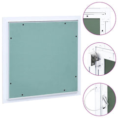 vidaXL Access Panel with Aluminium Frame and Plasterboard 300x300 mm 1