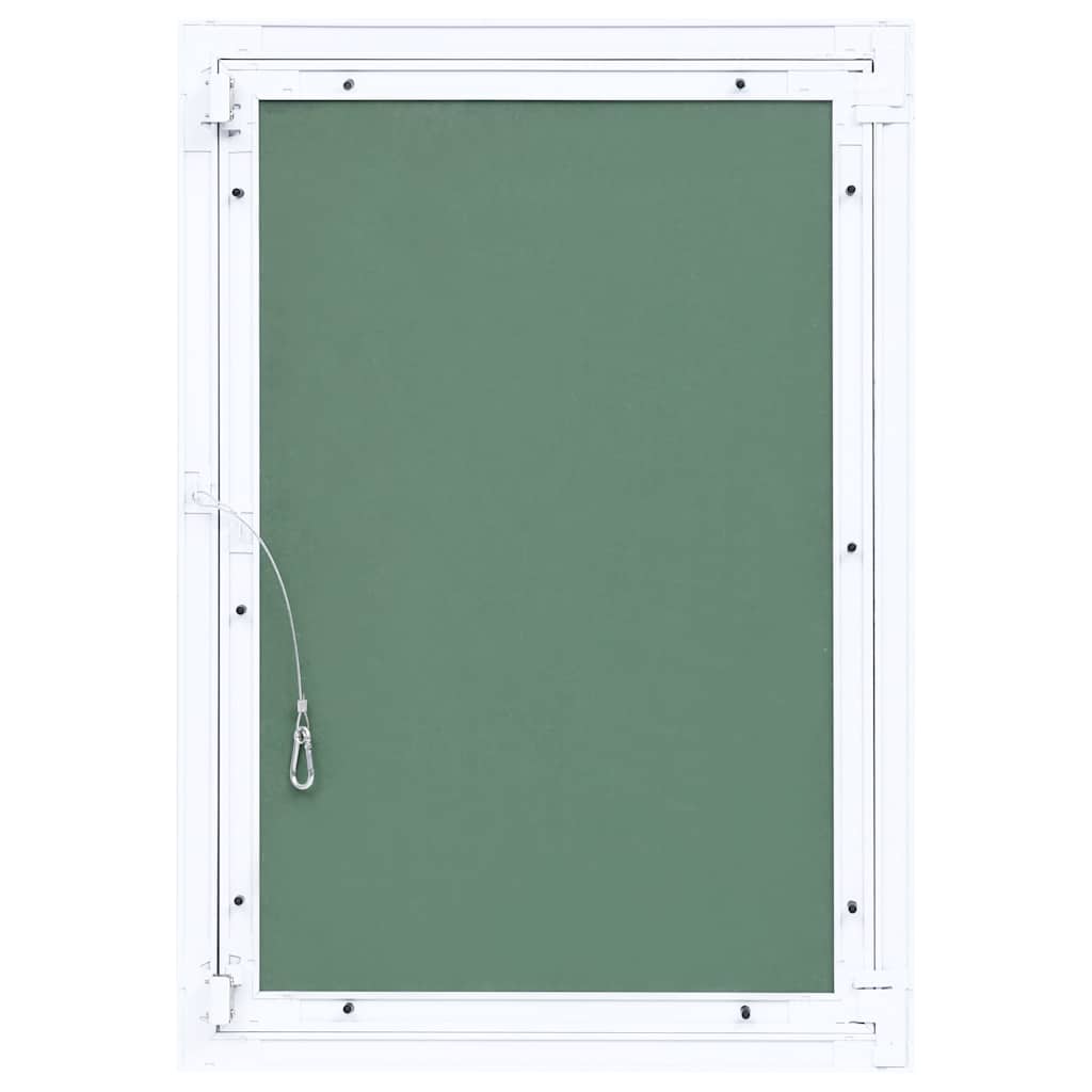 vidaXL Access Panel with Aluminium Frame and Plasterboard 400x600 mm 6