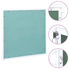 vidaXL Access Panel with Aluminium Frame and Plasterboard 500x500 mm 1