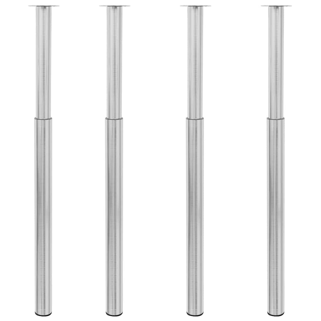 vidaXL Telescopic Table Legs 710 mm-1100