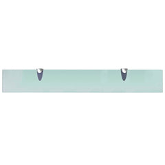 vidaXL Floating Shelf | Set of 2 | Clear | Tempered safety glass | 70x10 cm 4