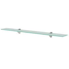vidaXL Floating Shelf | Set of 2 | Clear | Toughened safety glass | 80 x 10 cm 2