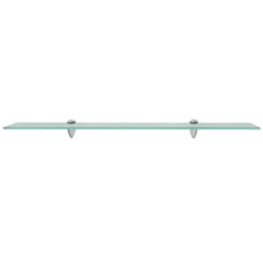 vidaXL Floating Shelf | Set of 2 | Clear | Toughened safety glass | 80 x 10 cm 3