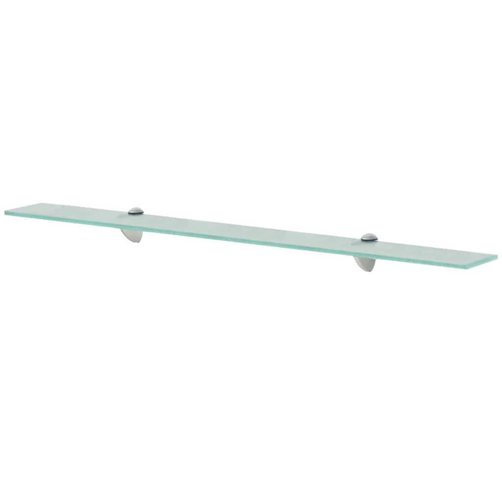 vidaXL Floating Shelf | Set of 2 | Clear | Tempered safety glass | 90x10 cm 2