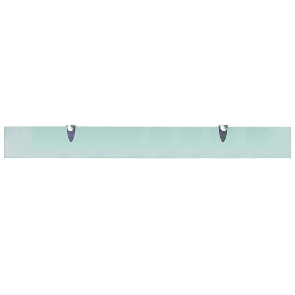 vidaXL Floating Shelf | Set of 2 | Clear | Tempered safety glass | 90x10 cm 4