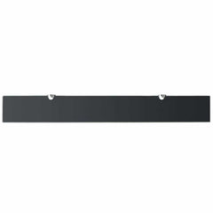 vidaXL Floating Shelf | Set of 2 | Black | Tempered safety glass | 80 x 10 cm 4