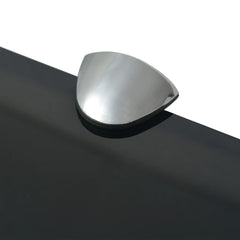 vidaXL Floating Shelf | Set of 2 | Black | Tempered safety glass | 80 x 10 cm 5