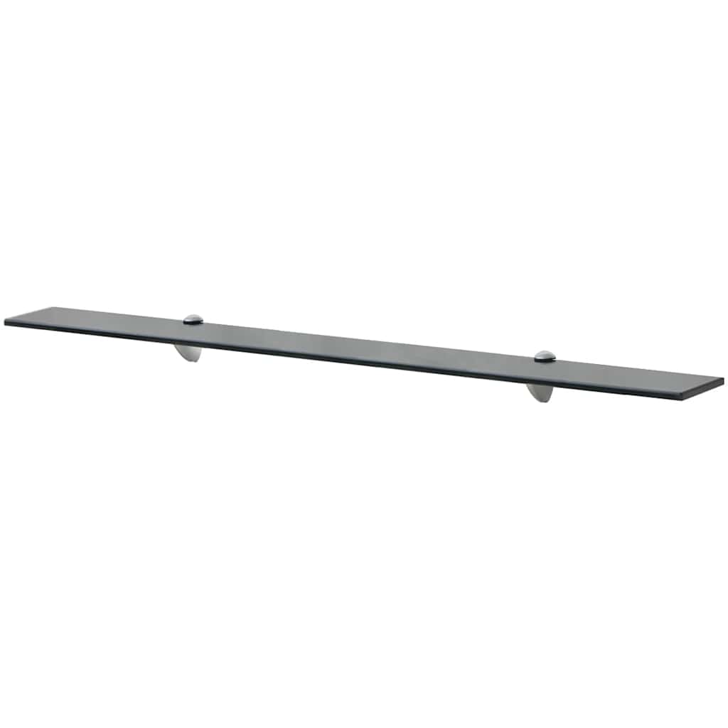 vidaXL Floating Shelves 2 pcs Glass 100x10 cm 8 mm 2
