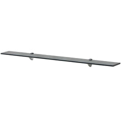 vidaXL Floating Shelves 2 pcs Glass 100x10 cm 8 mm 2