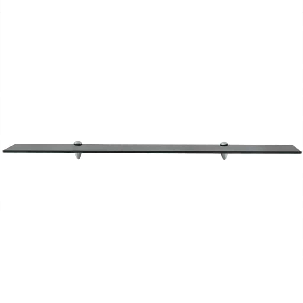 vidaXL Floating Shelves 2 pcs Glass 100x10 cm 8 mm 3