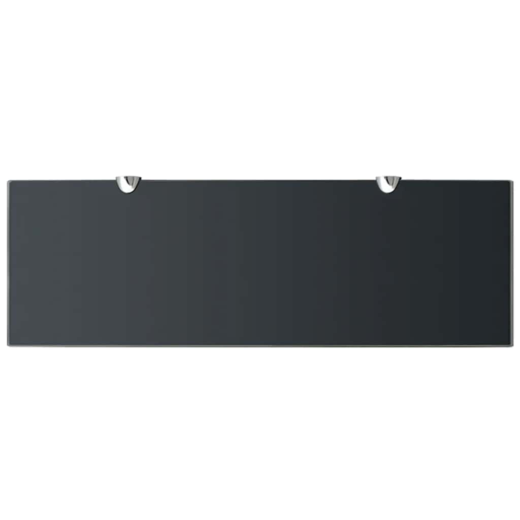 vidaXL Floating Shelves 2 pcs Glass 60x20 cm 8 mm 4