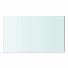vidaXL Shelves 2 pcs Panel Glass Clear 50x30 cm 3