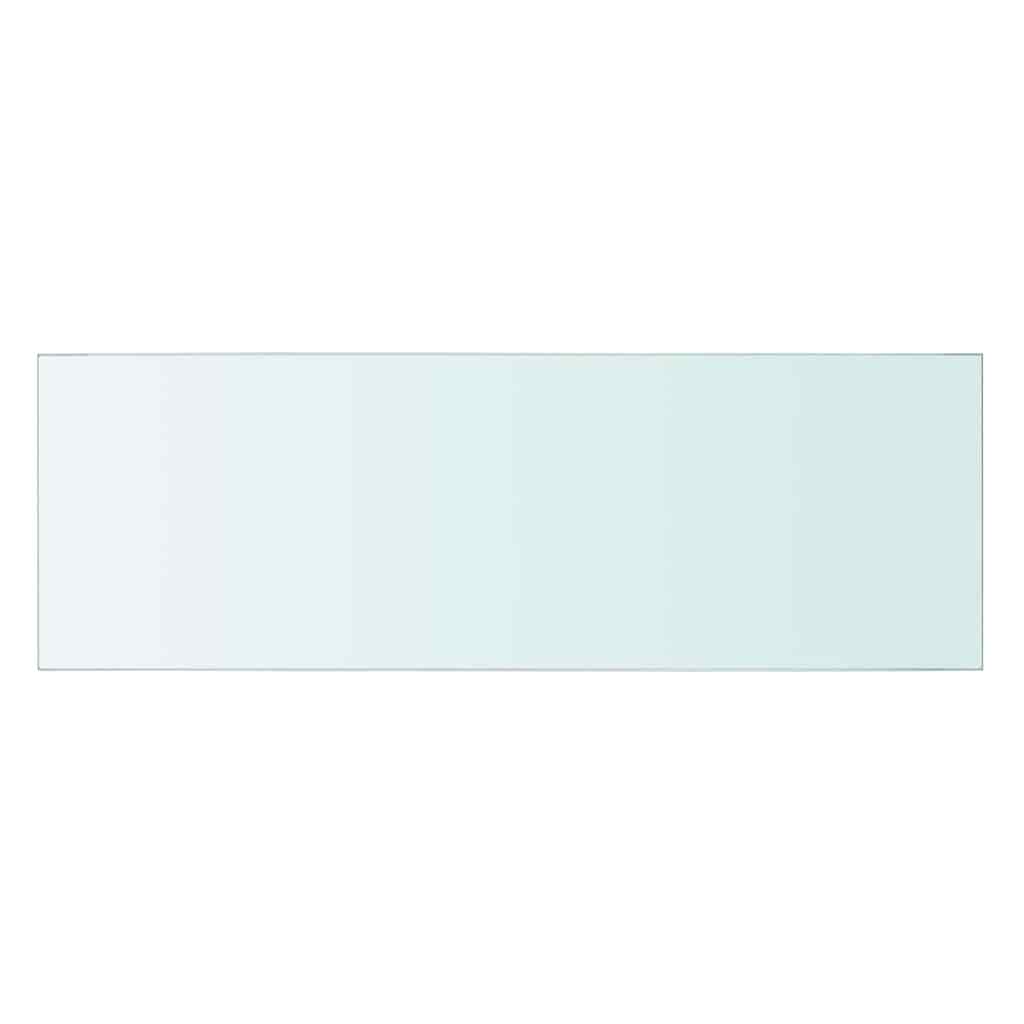 vidaXL Glass Panel | Set of 2 | Clear | Tempered Glass | 60x20 cm | Durable 3