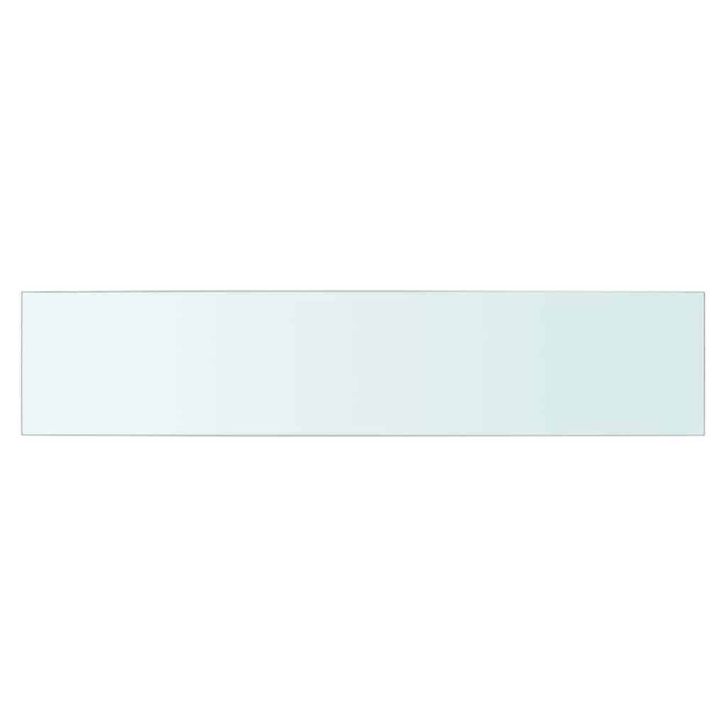 vidaXL Glass Panel | Set of 2 | Clear | Tempered glass | 70x15 cm | Durable 3