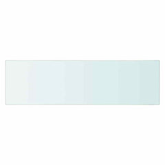 vidaXL Glass Panel | Set of 2 | Clear | Tempered Glass | 70x20 cm | Glass Shelf 3
