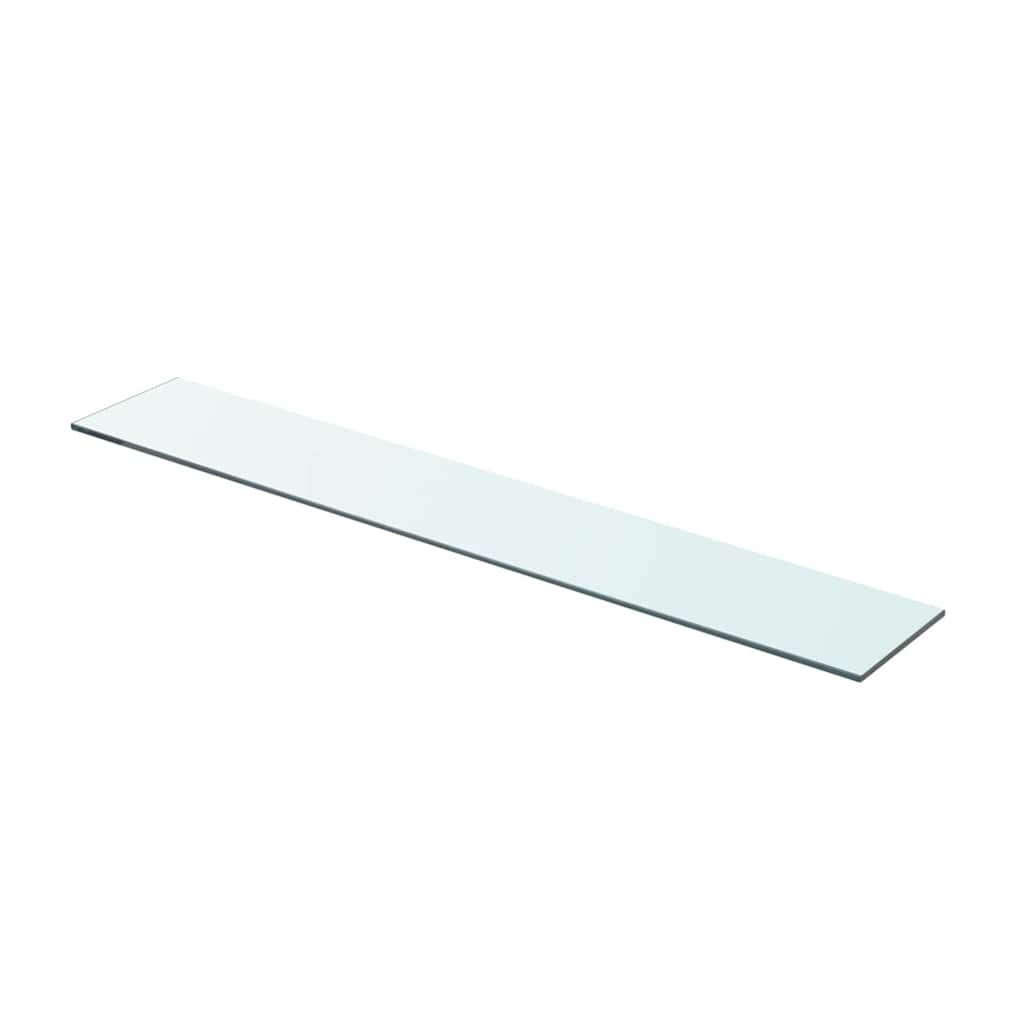vidaXL Glass Panel | Set of 2 | Clear | Tempered Glass | 80 x 12 cm 2