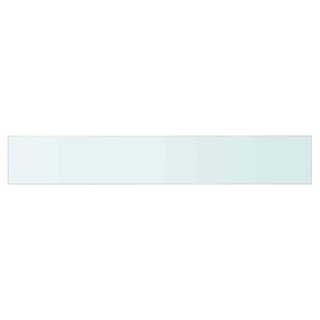 vidaXL Glass Panel | Set of 2 | Clear | Tempered Glass | 80 x 12 cm 3