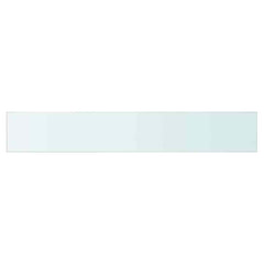 vidaXL Glass Panel | Set of 2 | Clear | Tempered Glass | 80 x 12 cm 3