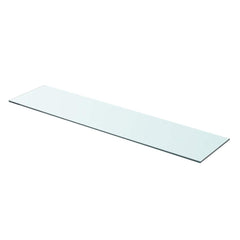 vidaXL Glass Panel | Set of 2 | Clear | Tempered Glass | 90x20 cm 2