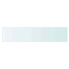 vidaXL Glass Panel | Set of 2 | Clear | Tempered Glass | 90x20 cm 3