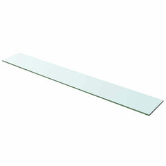 vidaXL Glass Panel | Set of 2 | Clear | Tempered glass | 100x15cm | Stackable 2