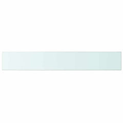 vidaXL Glass Panel | Set of 2 | Clear | Tempered glass | 100x15cm | Stackable 3