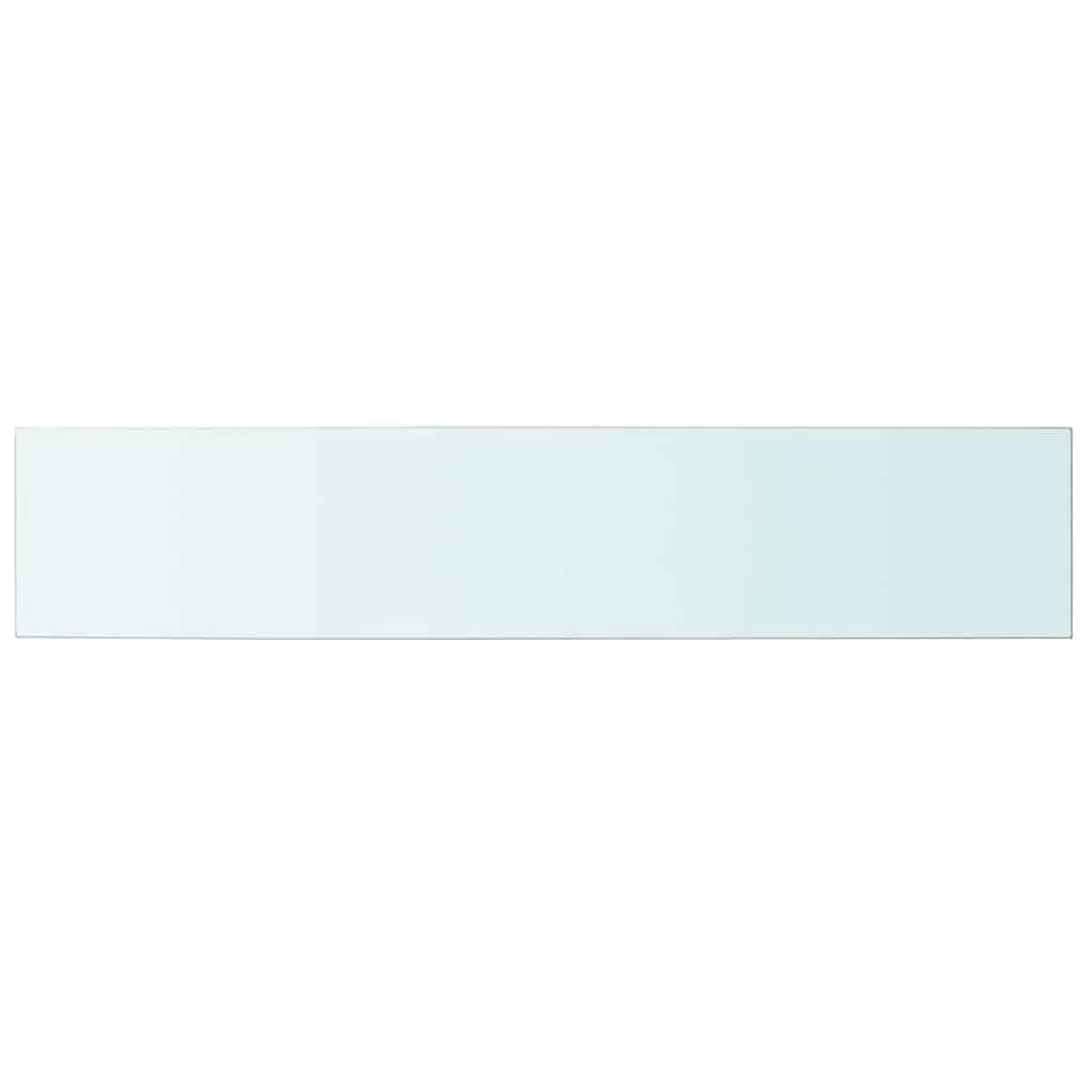vidaXL Glass Panel | Set of 2 | Clear | Tempered glass | 100x20 cm 3