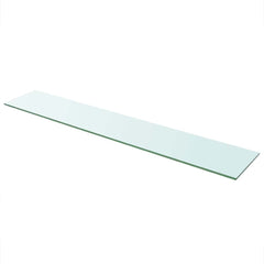 Shelves Panel Glass Clear 2 Length 20 cm 110 cm